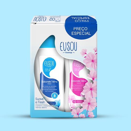 Combo Sabonete Íntimo Suave e Fresh