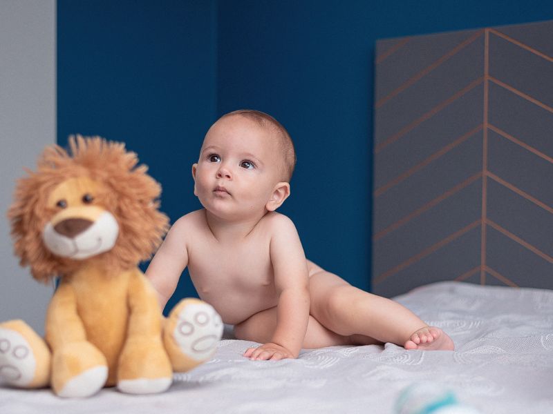 Haste flexível para bebê